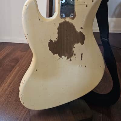 Fender Jazz Bass 1964 Olympic White w/ Original Case image 4