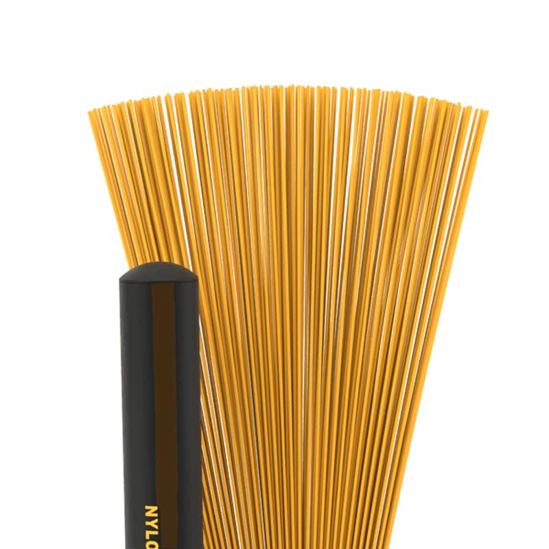 Promark Light Nylon Brushes 5B - Yellow image 1