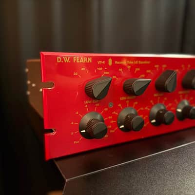 Immagine D.W. Fearn VT-4 Single Channel Tube Equalizer 2010s - Red - 2