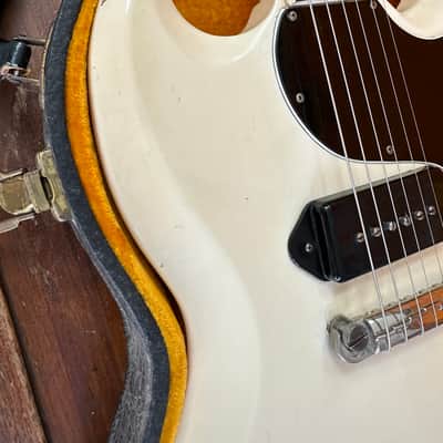 Gibson all original 1963 SG Jr, Polaris white image 3