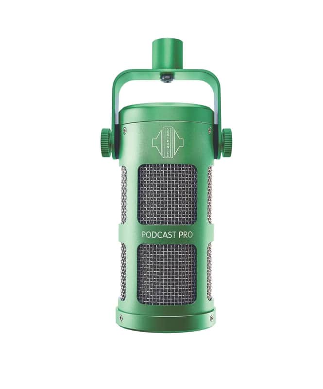 Sontronics Podcast Professional Dynamic Mic for Podcast, Broadcast, Streaming, Gaming & VC - XLR Connection, No Phantom Power Required - Lifetime Microphone Warranty - Designed & Built in UK (Green) image 1