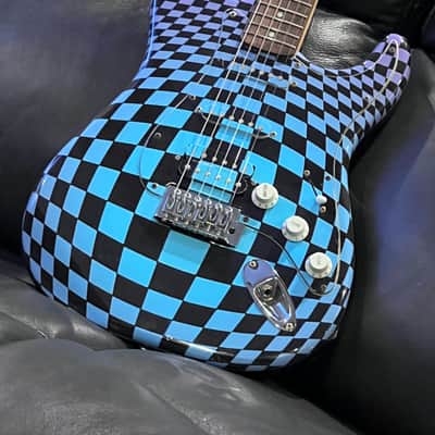 2008 Fender Squire Strat Black and Wrapped image 2