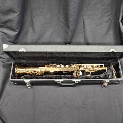 Belcrest Bb Soprano Saxophone - Lacquered Brass w/ case image 12
