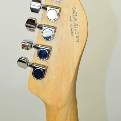 2015 Squier Affinity Series Telecaster Left-Handed Electric Guitar, Maple Fingerboard, Butterscotch Blonde w/ Bag image 9