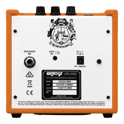 Orange Crush Mini Guitar Combo Amplifier image 4