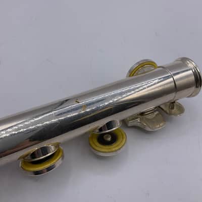 Unmarked Student Flute Silver Plated Closed Hole Flute With Hard Case image 6