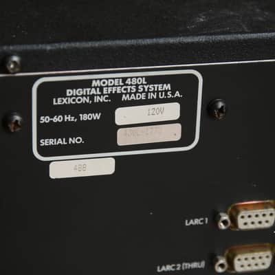 Lexicon 480L Digital Effects System with LARC Remote 1980s - Black / White Remote image 6
