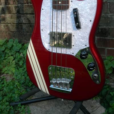 Fender Pawn Shop Mustang Bass 2013 - Candy Red image 4