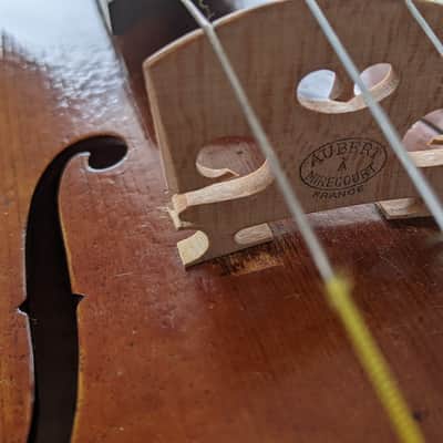 Amati high end copy 7/8 size violin sweet sound pro setup w. case image 13