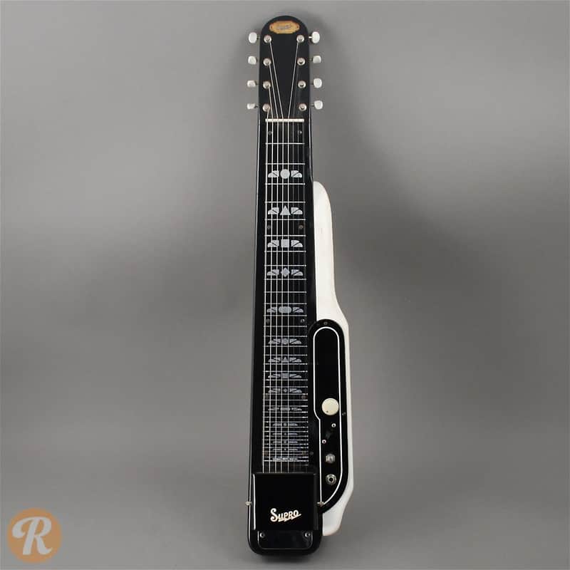 Supro Console 8 Black 1961 image 1