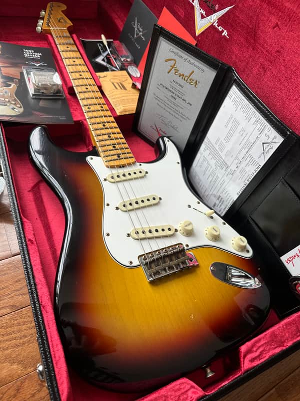 2023 Fender Custom Shop Postmodern Stratocaster Journeyman Maple - Bleached 3 Tone Sunburst image 1
