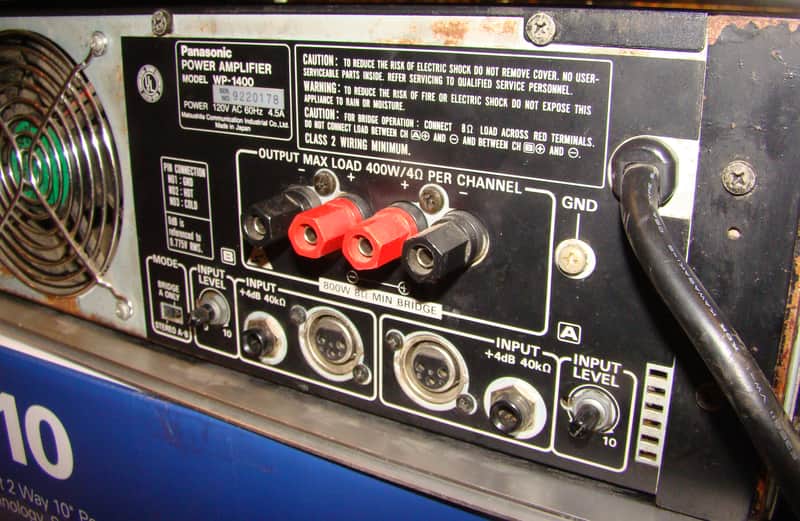 Ramsa / Panasonic WP-1400 Stereo Power Amp | Reverb