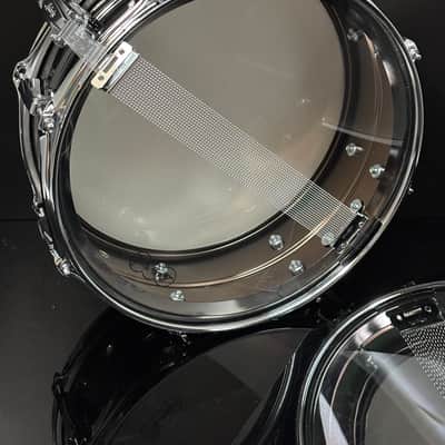 Ludwig 5x14 Black Beauty Snare 8 Lug - LB414 / Chicago Drum Show Display Model image 4