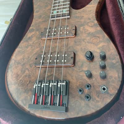 Fodera Walnut Burl Monarch 4 Deluxe 2018 image 2