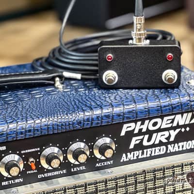 Amplified Nation Phoenix Fury 50W Head – Blue Croc image 5