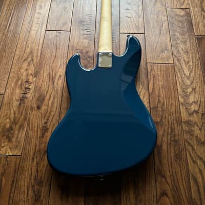2020 Fender MIJ Hybrid II Jazz Bass with Maple Fretboard Indigo Japan image 3