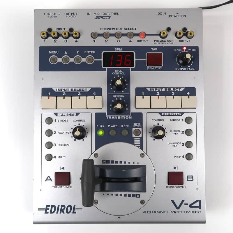 Roland Edirol V-4 Four Channel Video Mixer Switcher and Effects