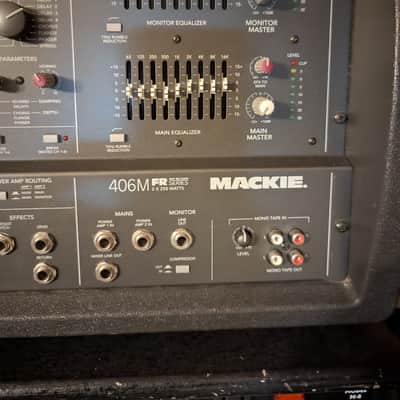 Mackie 406M 6-Channel 500-Watt Powered Mixer 2000 - 2009 - Gray imagen 2