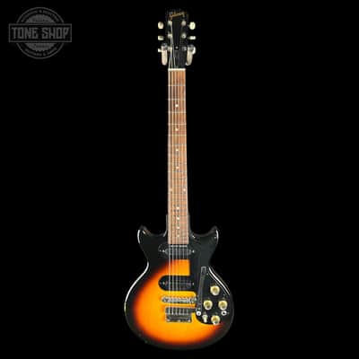 Vintage 1961 Gibson Melody Maker D Sunburst w/non-original chipboard case TSU25064 image 2