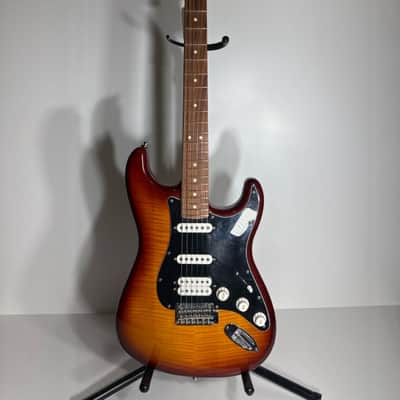 Fender Player Stratocaster HSS Plus Top with Pau Ferro Fretboard 2019 - Present - Tobacco Sunburst image 1