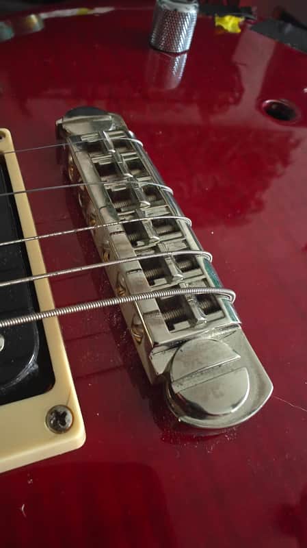 Tonepros AVT2M Wraparound Bridge with metric Locking Studs - NICKEL image 1