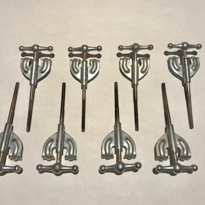 1920's - 1930's - Bass Drum Tension Rods with Claws (Set of 8) image 1