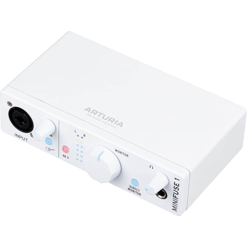 Arturia MiniFuse 1 USB-C Audio Interface - White image 1