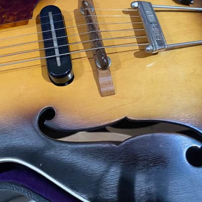 Vintage Epiphone Pre Gibson Hollow Jazz Archtop Guitar Original Blade Pickup 1930's image 12