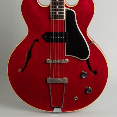 Gibson  ES-330TC Thinline Hollow Body Electric Guitar (1960), ser. #R5071-5, original brown chipboard case. image 3