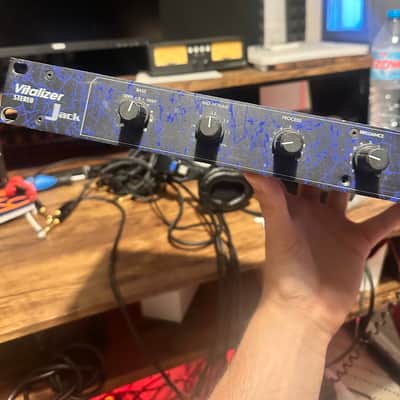 SPL 9736 Stereo Vitalizer Jack Signal Processor 1997 - 2003 - Black w/ Blue Lightning image 2