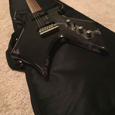 BC Rich Warlock Acrylic platinum series 1990s Black / Chrome image 5