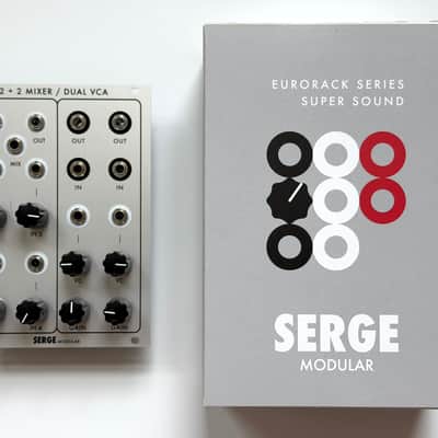 Serge Modular 2+2 Mixer Dual VCA Eurorack Module Like New w/Box Random Source image 1