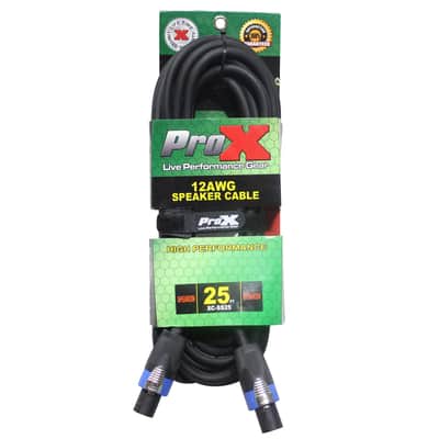 Pro X 25 Ft. Speak Twist to Speak Twist 12AWG High Performance Speaker Cable image 1