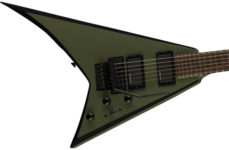 PRE-ORDER! Jackson X Series Rhoads RRX24 electric guitar Matte Army Drab w/ Black Bevels image 1