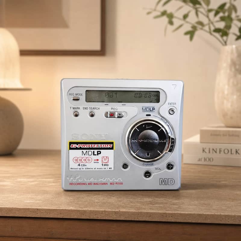 Sony MZ-R700 Rare Vintage MiniDisc Recorder Tested LP2 LP4 Portable Warranty image 1