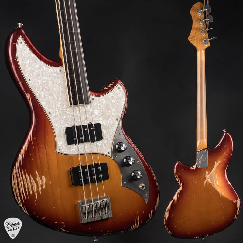 Novo Ivorus Bass Fretless - Mayan Burst #26122 image 1
