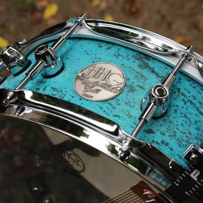 HHG Drums Super-muff Seamless Copper Snare Drum 2022 Natural Patina Copper image 1