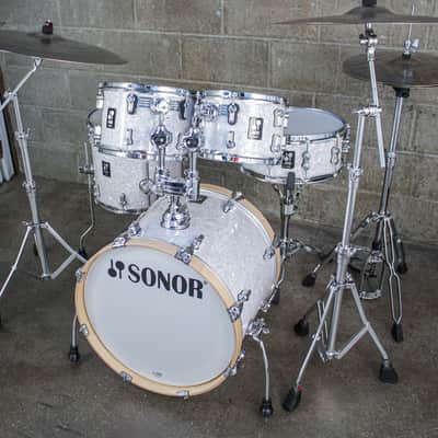 Sonor AQ2 White Marine Pearl 5 Piece Kit image 5