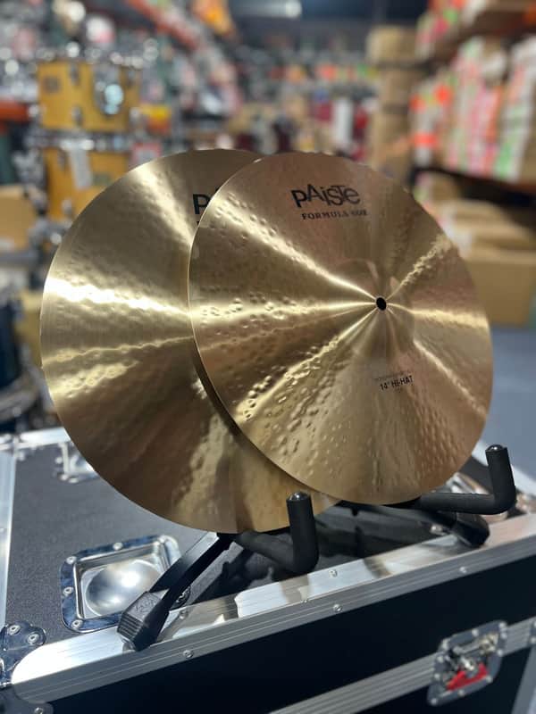 Paiste 14" Formula 602 Modern Essentials Hi-Hat Cymbals New (Open Box) / Auth Dealer / Free Shipping image 1