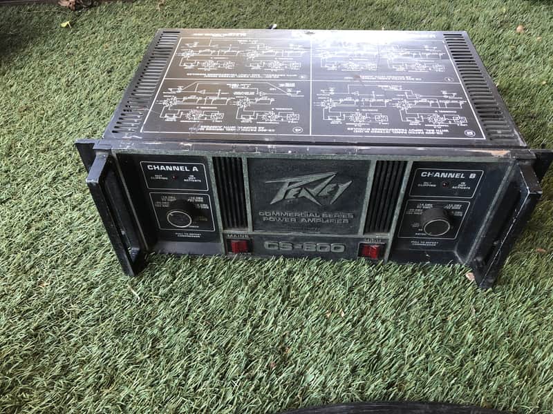 PEAVEY CS-800 ステレオパワーアンプ ピーヴィー アンプ 240W PEAVEY ピーヴィー CS-800 パワーアンプ 最大出力260W+260W｜Yahoo