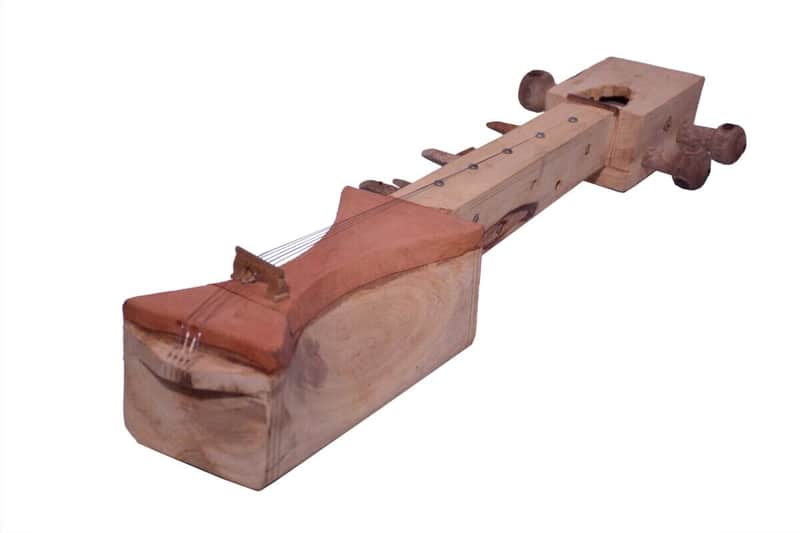 Unbranded Handmade Wooden Jogiya Sarangi Classical Indian Folk Musical Instrument - Natural image 1