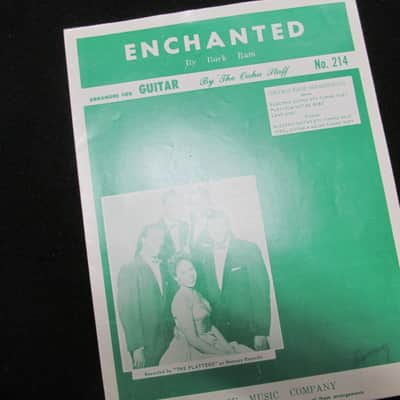 The Platters Enchanted 1959 Sheet Music image 1