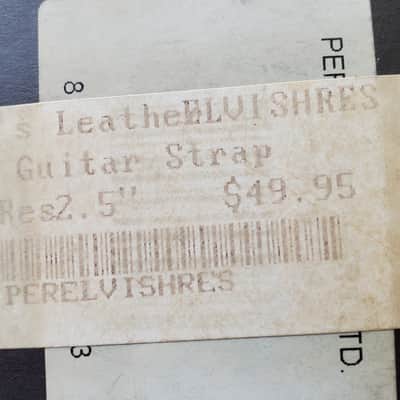 Perri’s Leathers P25EPV-839 Elvis Presley 2007 Black Guitar Strap image 5