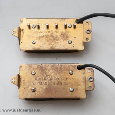 Vintage Early 80's Dimarzio PAF & Super Distortion Dual Sound rare 3 screw model w/ pickup rings image 4