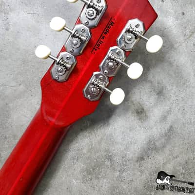 RARE Julio Giulietti  Model A2 Italian Semi-Hollow Jazzbox Electric Guitar w/ OHSC! (1962, Cherry) image 23