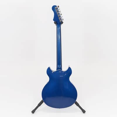 Harmony Standard Comet Semi-hollow Electric Guitar - Midnight Blue (Used) with Hard Case image 6