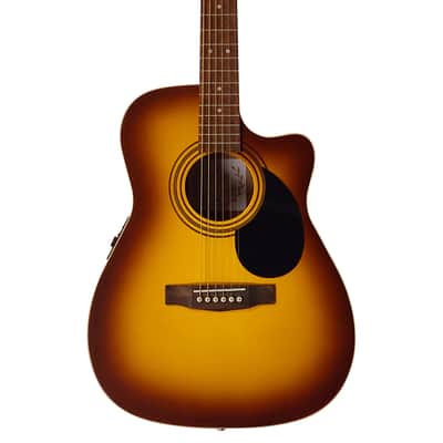 Berkeley ELEMENTARY-EQ-SSB Concert Cutaway Acoustic-Electric Guitar image 1