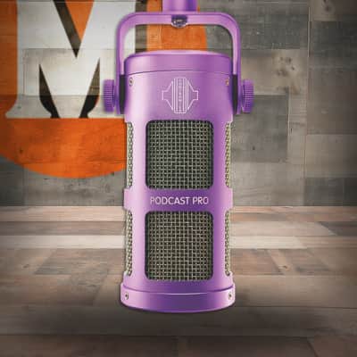Sontronics Podcast Pro - Dynamic Podcast / Streaming / Broadcast / Gaming Microphone - Purple (STPCP-PUR-U) image 1