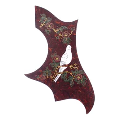 Dove Style Acoustic Guitar Self-adhesive Pickguard ,Brown Tortoise