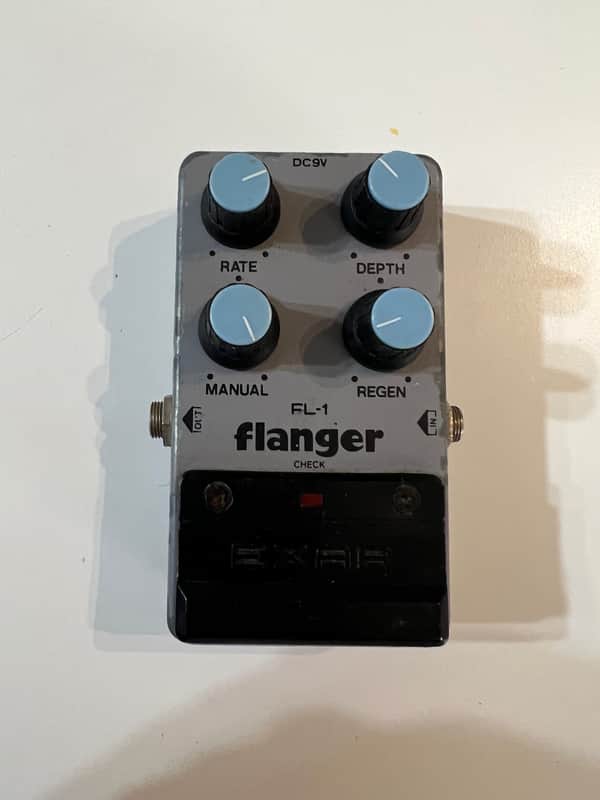 Exar Flanger FL-1 Vintage 1990's guitar effects pedal. Excellent tones needs 1/8" power adapter image 1